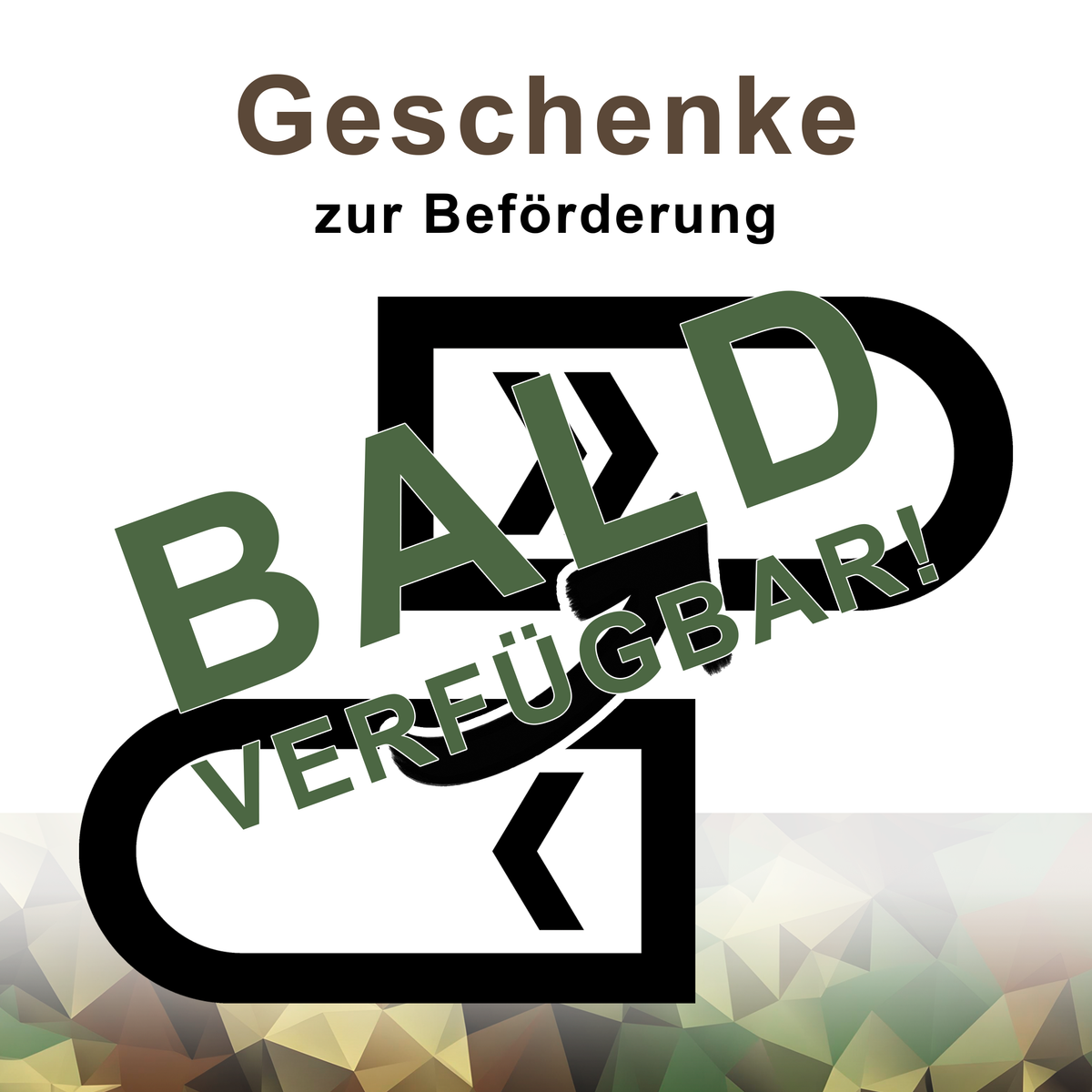 Geschenke - zur Beförderung